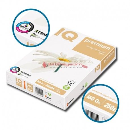 Картон IQ PREMIUM А4 160гр. 250л. БЯЛ !!! — снимка 1 от 1