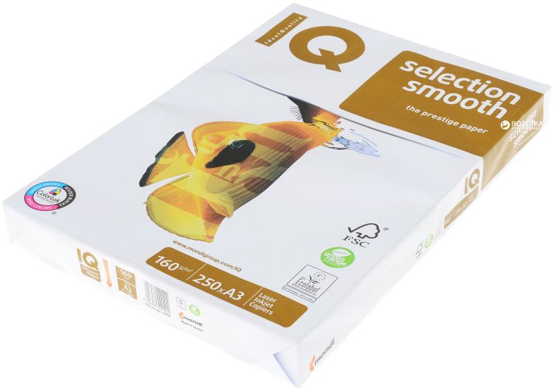 Картон IQ PREMIUM А3 160гр. БЯЛ 250л. !!! — снимка 1 от 1